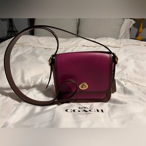 Coach color block rambler mini - never used